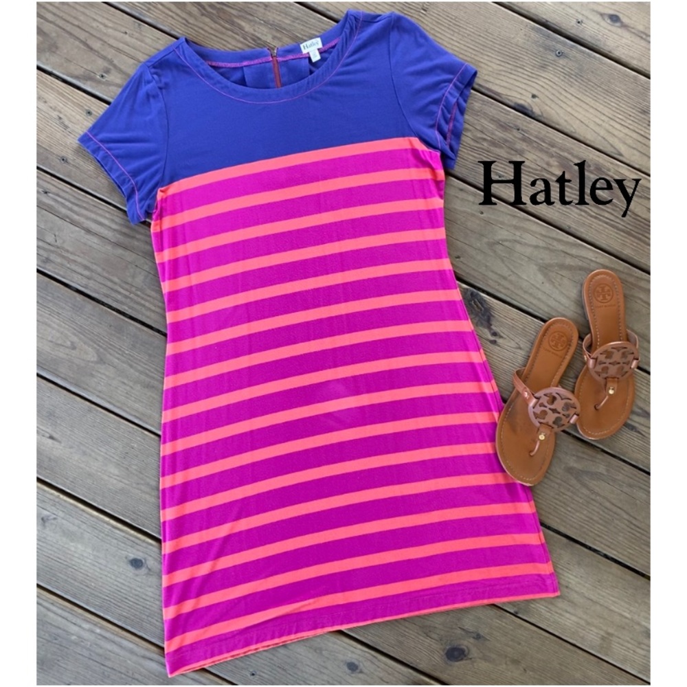 Hatley Striped Colorblock Dress L